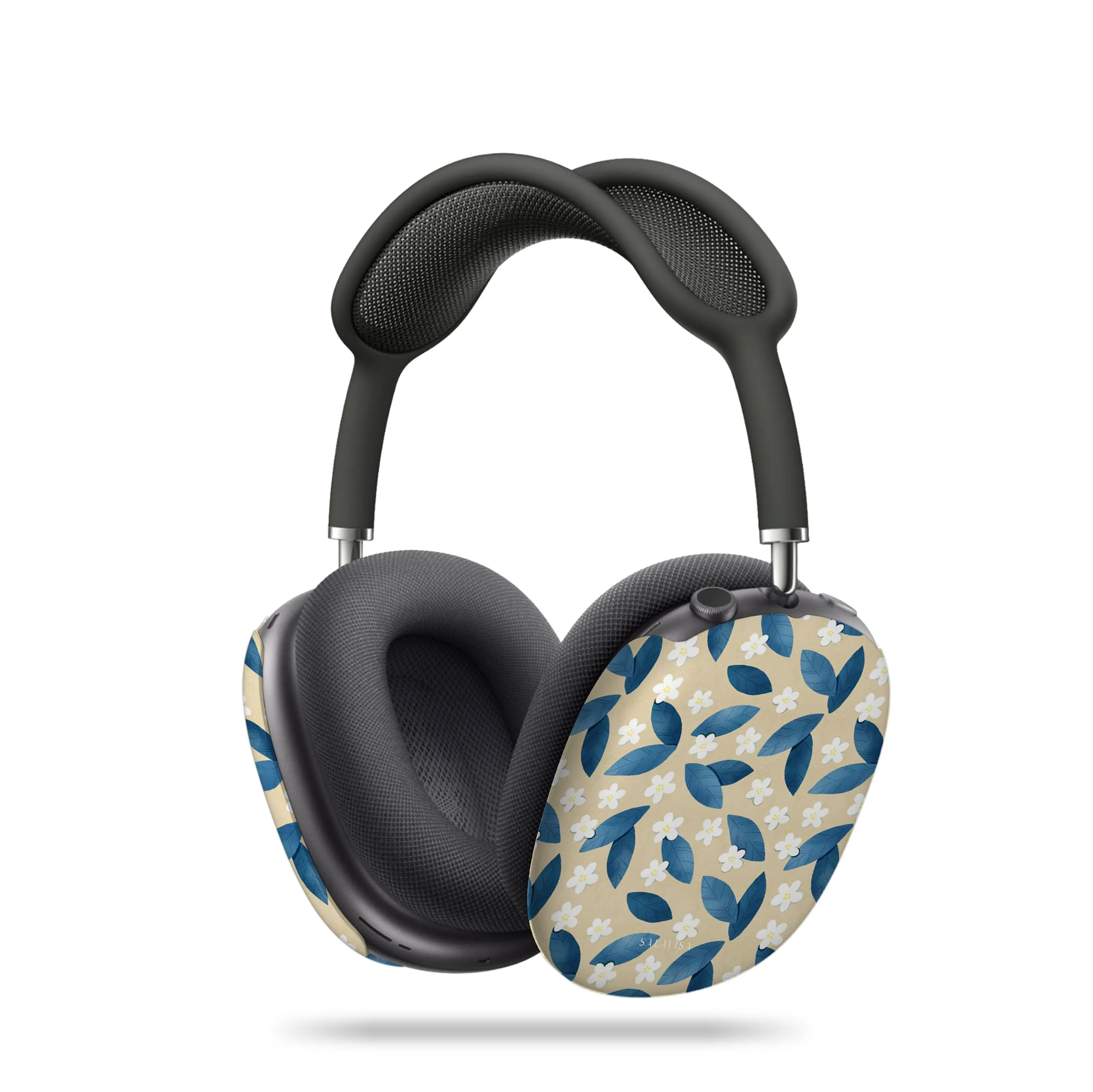 Exclusive Blue Leafs AirPods Max Case  Stylish & Comfortable