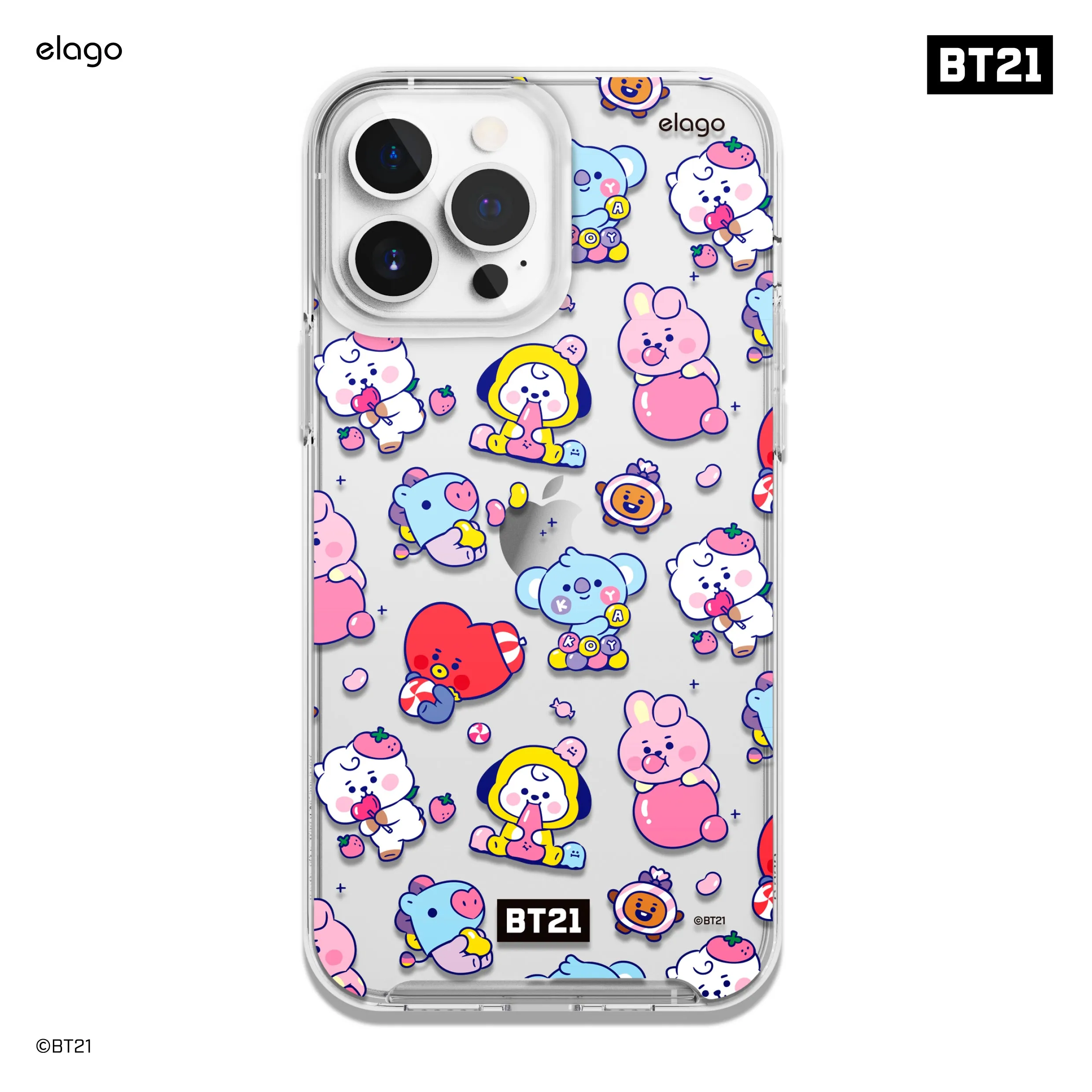 Exclusive BT21 | elago Jelly Candy Case for iPhone 13 Pro Max  Dont Miss Out!