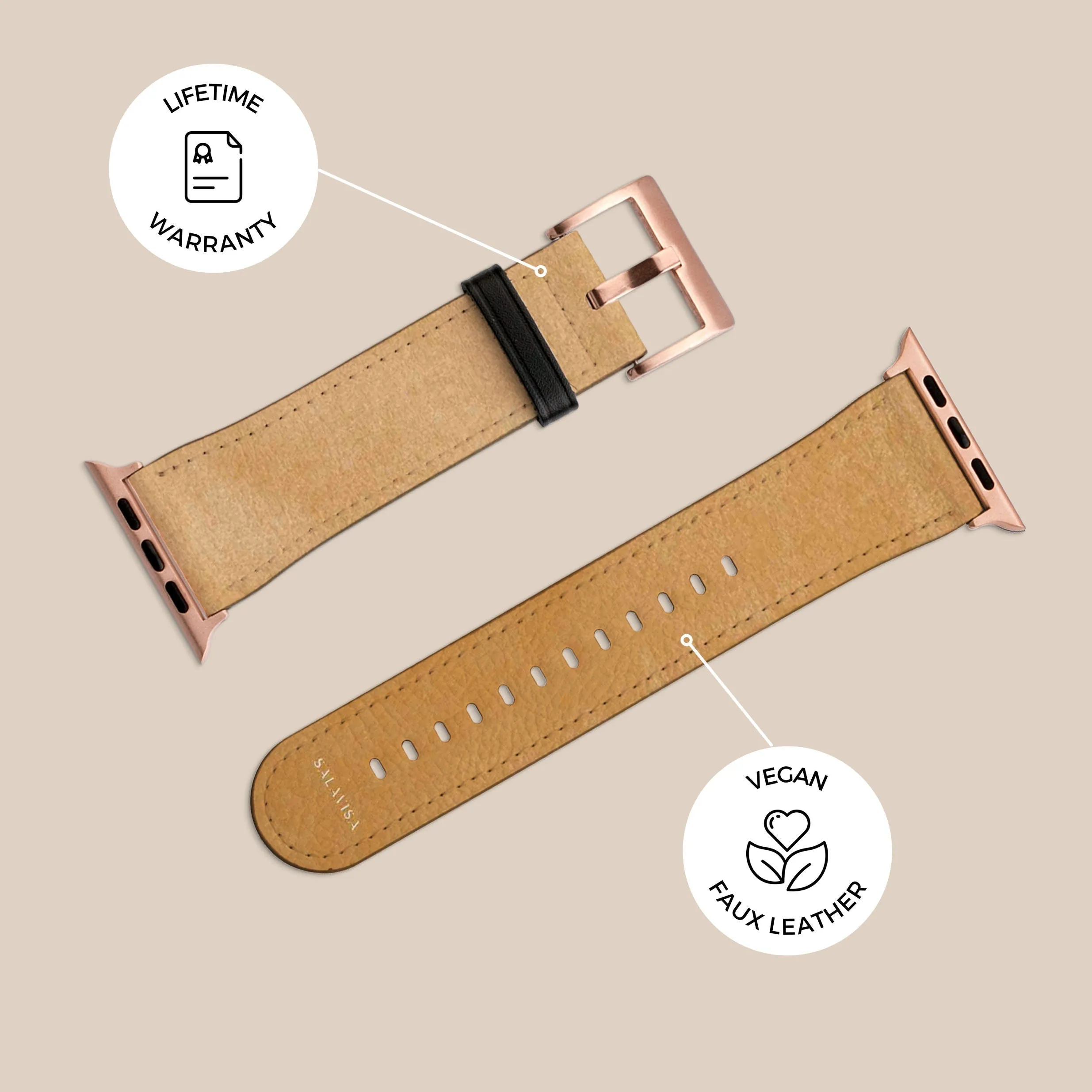 Exclusive Burnt Yellow Watercolor Apple Watch Band  Stylish & Comfortable