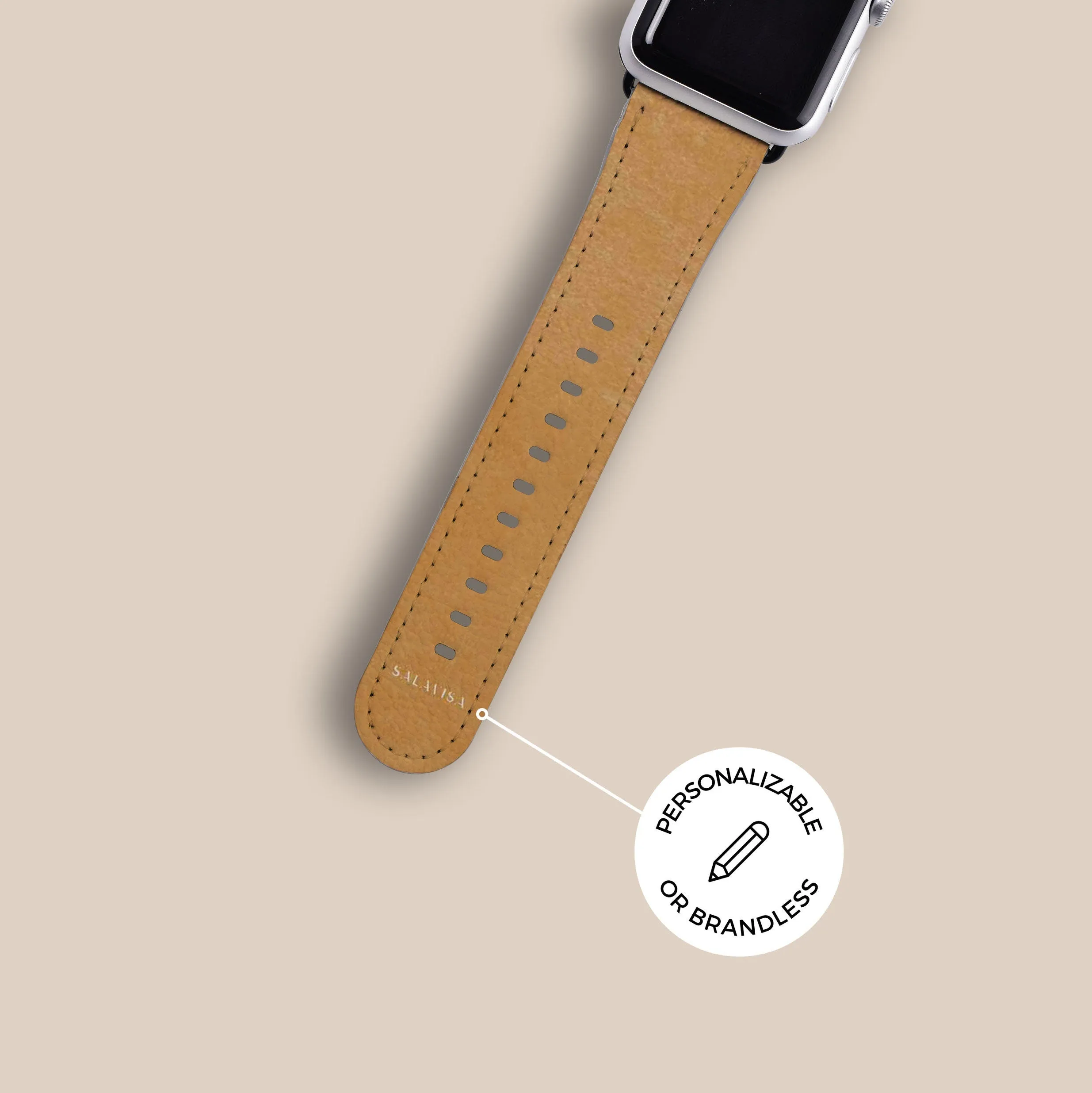 Exclusive Burnt Yellow Watercolor Apple Watch Band  Stylish & Comfortable