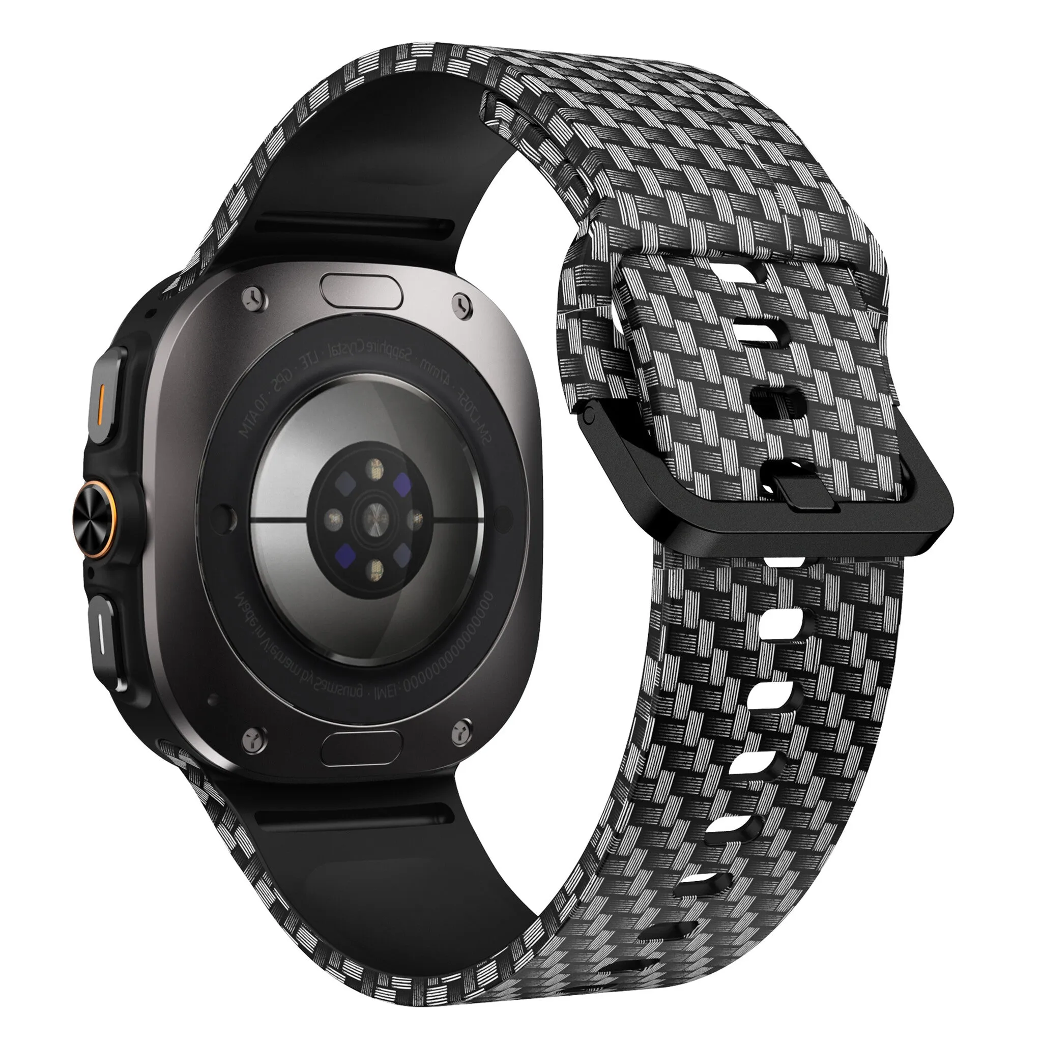 Exclusive Carbon Fiber Samsung Galaxy Watch Ultra Silicone Strap  Limited Stock!