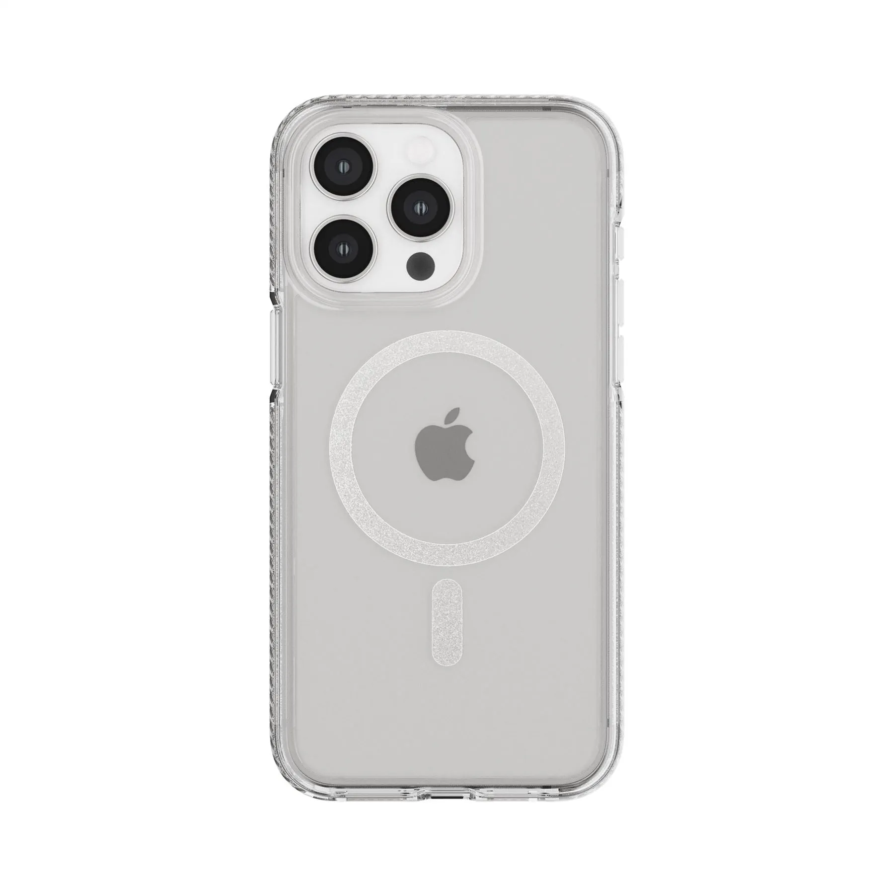 Exclusive EvoCrystal - Apple iPhone 15 Pro Max Case MagSafe Compatible  - White Titanium  Last Few Pieces!