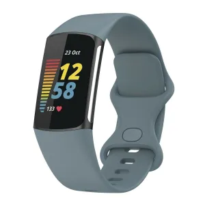Exclusive Fitbit Charge 6 Silicone Strap (Grey-blue)  Limited Stock!
