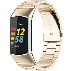 Exclusive Fitbit Charge 6 Steel Strap (Champagne)  Limited Stock!