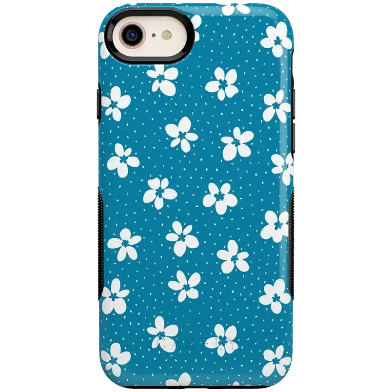 Exclusive Flower My World | Ocean Blue Floral Case  Today Only!