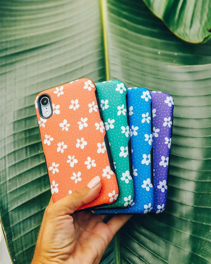 Exclusive Flower My World | Ocean Blue Floral Case  Today Only!