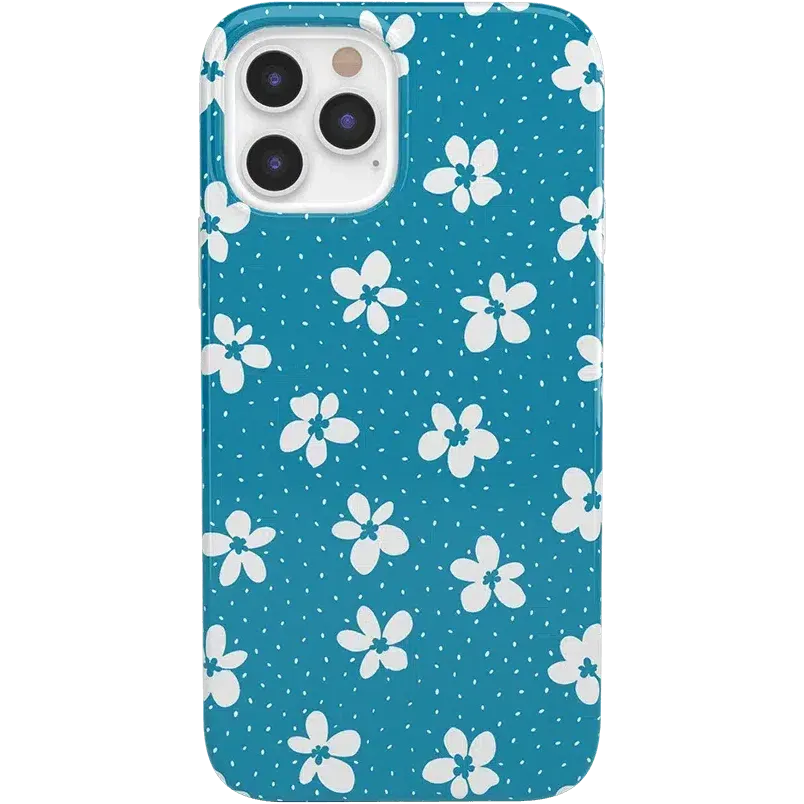 Exclusive Flower My World | Ocean Blue Floral Case  Today Only!