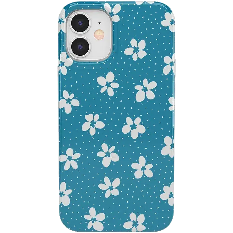 Exclusive Flower My World | Ocean Blue Floral Case  Today Only!