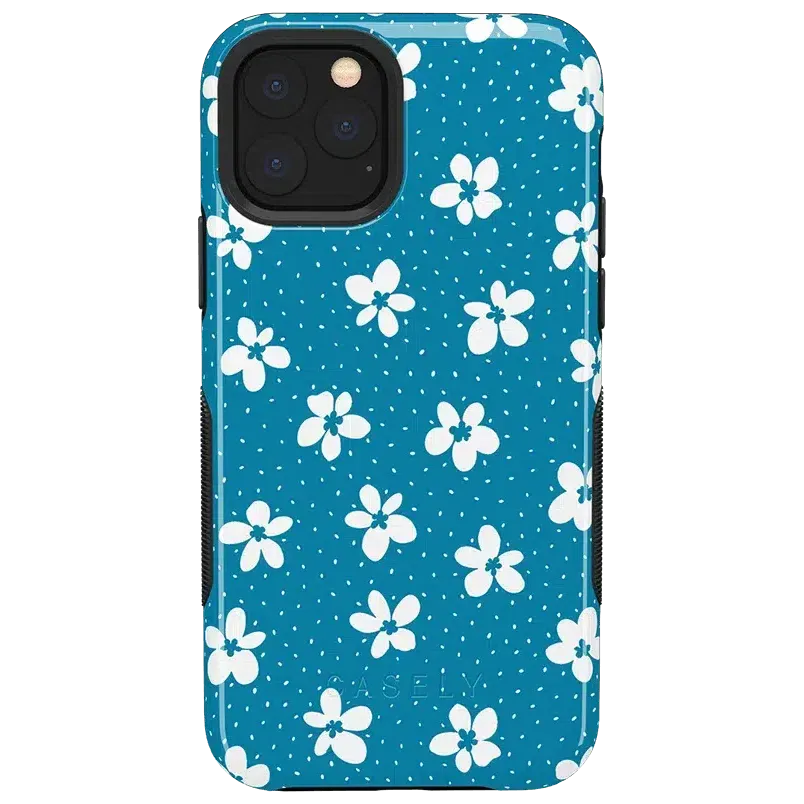 Exclusive Flower My World | Ocean Blue Floral Case  Today Only!