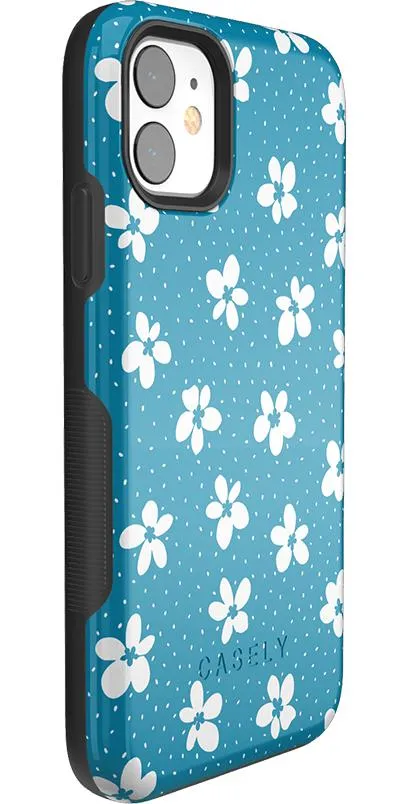Exclusive Flower My World | Ocean Blue Floral Case  Today Only!
