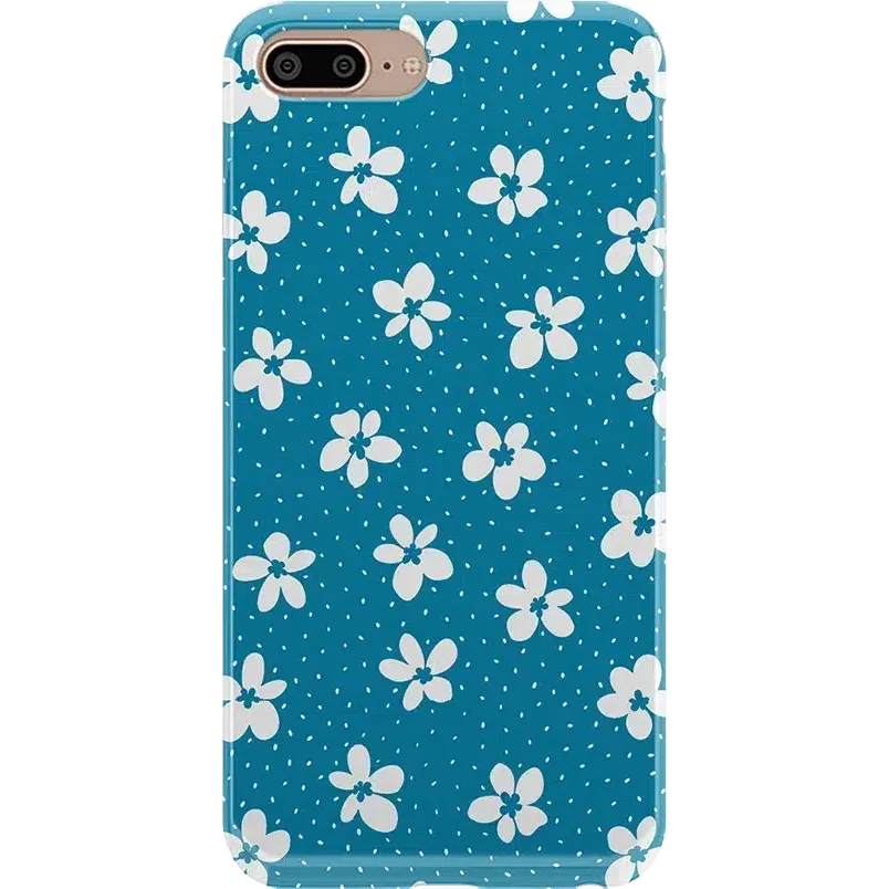Exclusive Flower My World | Ocean Blue Floral Case  Today Only!