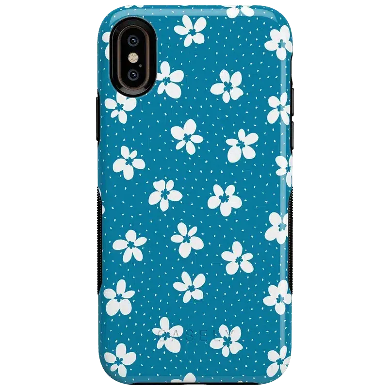 Exclusive Flower My World | Ocean Blue Floral Case  Today Only!