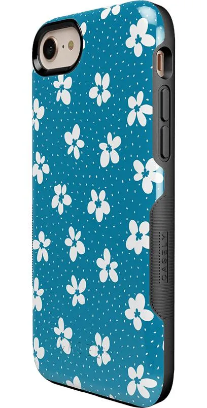 Exclusive Flower My World | Ocean Blue Floral Case  Today Only!