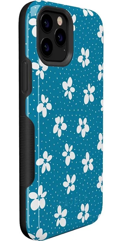 Exclusive Flower My World | Ocean Blue Floral Case  Today Only!
