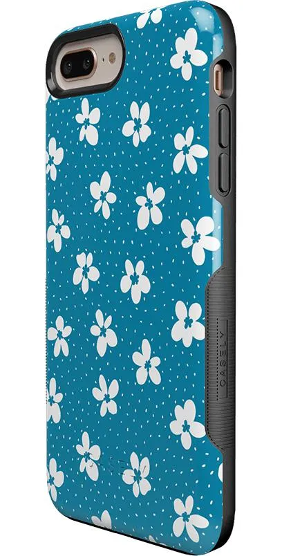 Exclusive Flower My World | Ocean Blue Floral Case  Today Only!