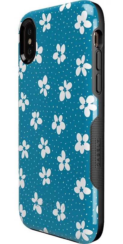 Exclusive Flower My World | Ocean Blue Floral Case  Today Only!