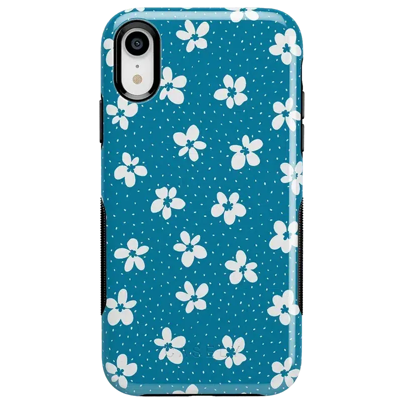 Exclusive Flower My World | Ocean Blue Floral Case  Today Only!