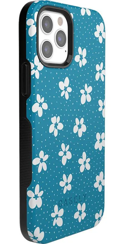 Exclusive Flower My World | Ocean Blue Floral Case  Today Only!