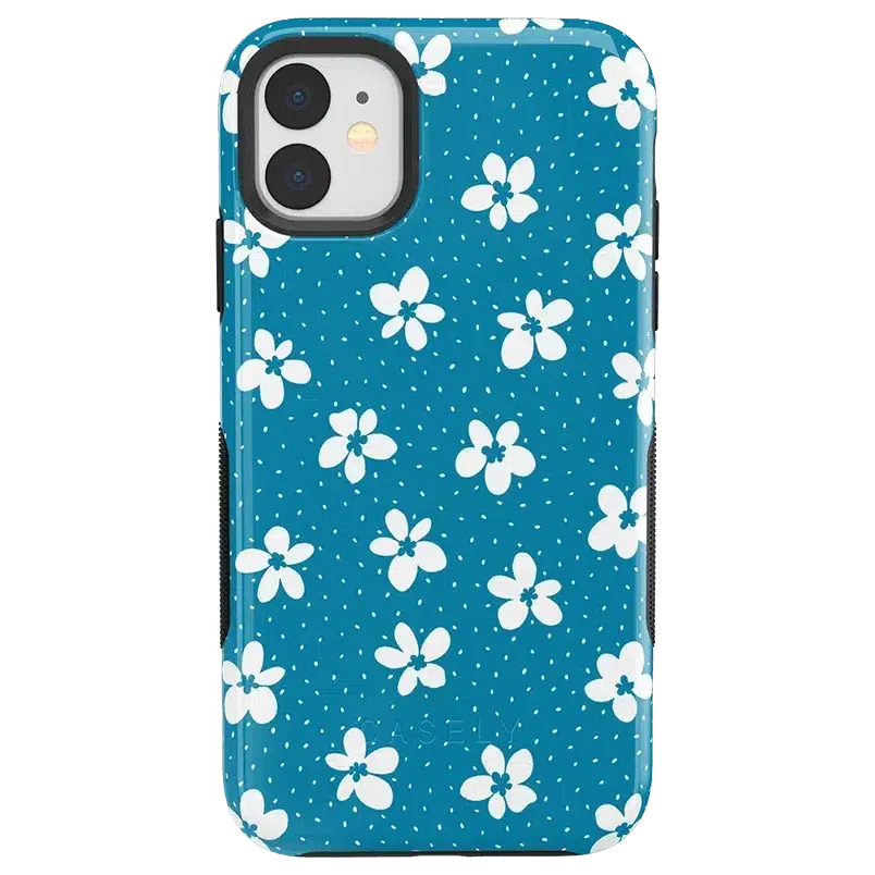 Exclusive Flower My World | Ocean Blue Floral Case  Today Only!