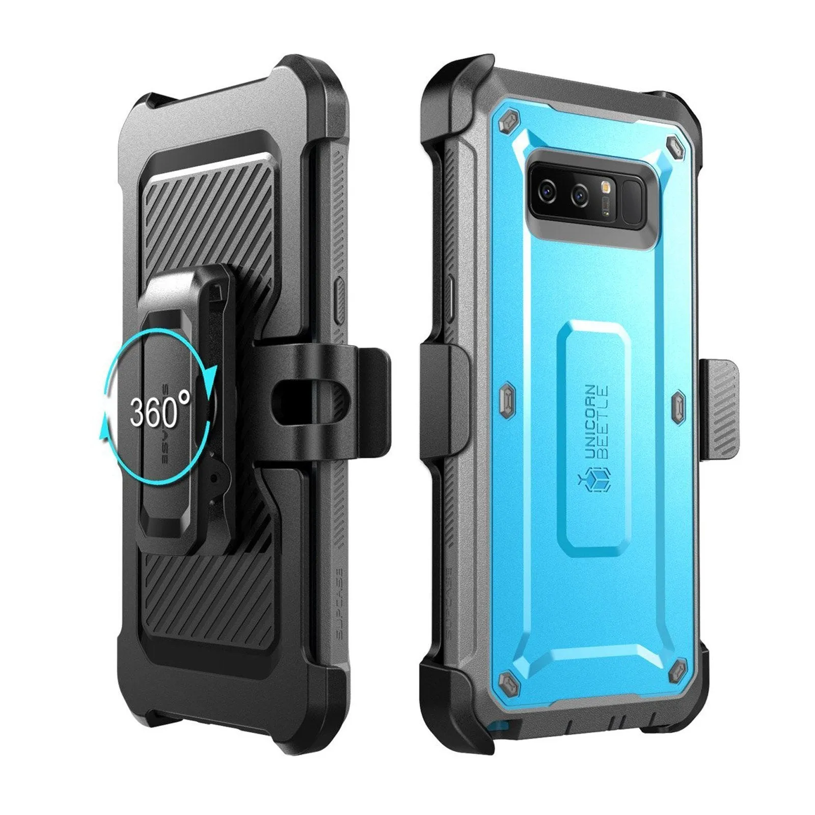 Exclusive Galaxy Note8 Unicorn Beetle Pro Full Body Rugged Holster Case-Blue  Stylish & Comfortable