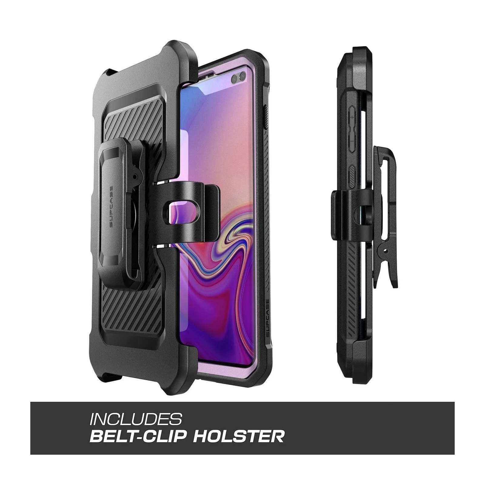 Exclusive Galaxy S10 Plus Unicorn Beetle Pro Full Body Rugged Holster Case-Purple  Going Fast!