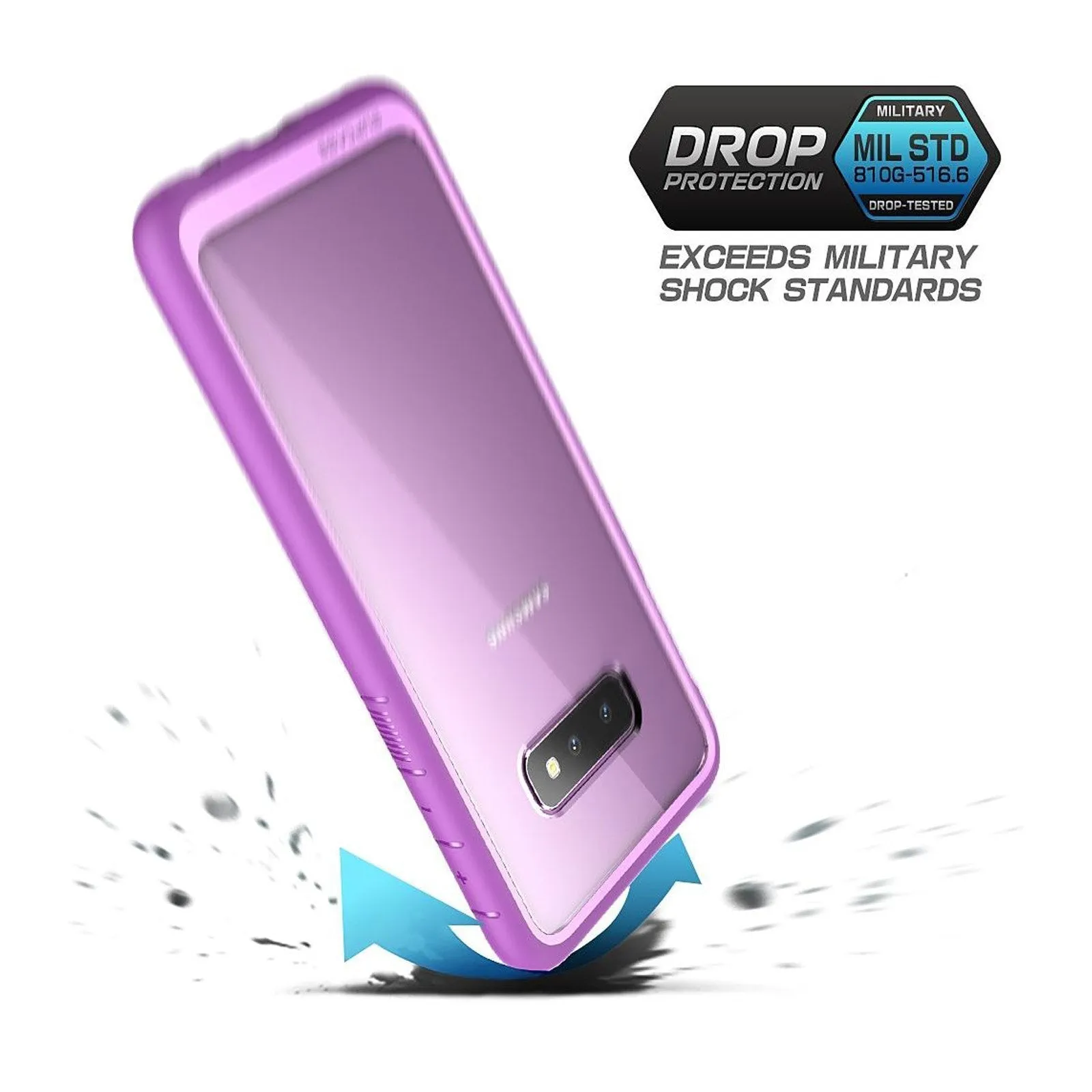 Exclusive Galaxy S10e Unicorn Beetle Style Clear Case-Purple  Almost Sold Out!