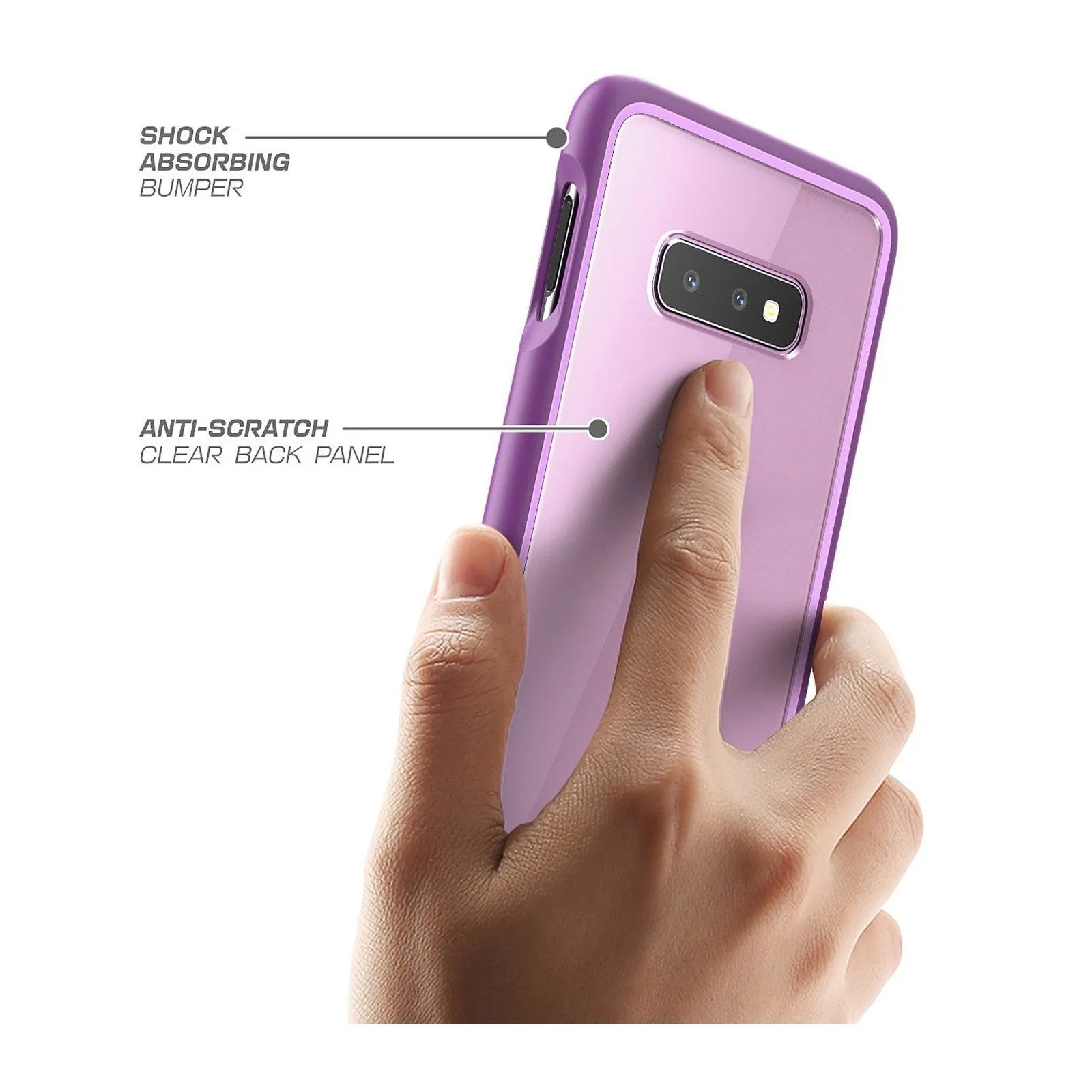 Exclusive Galaxy S10e Unicorn Beetle Style Clear Case-Purple  Almost Sold Out!
