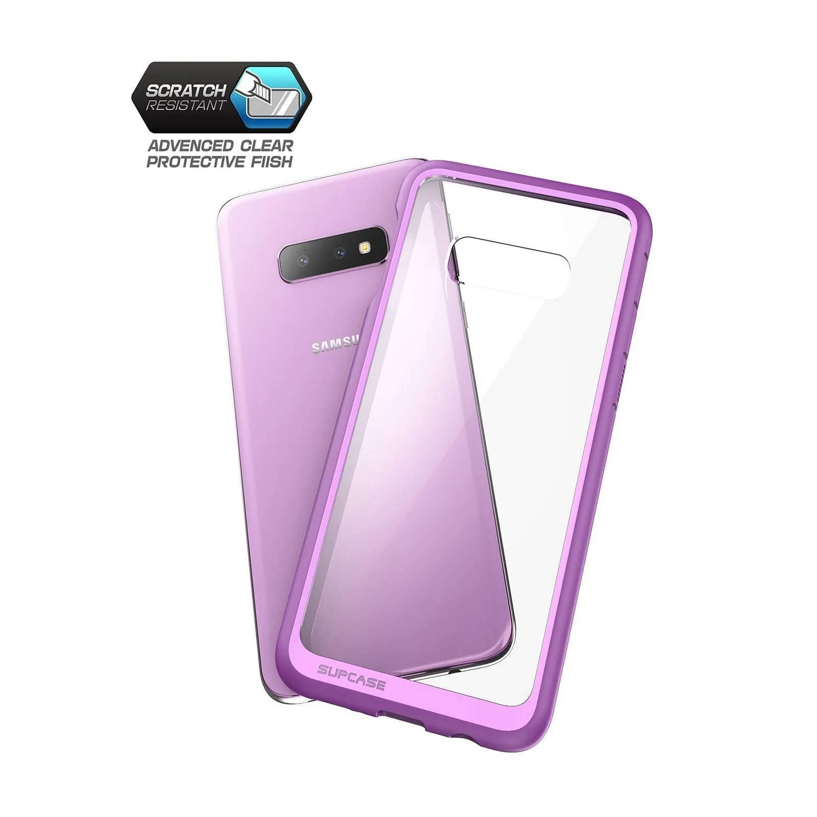 Exclusive Galaxy S10e Unicorn Beetle Style Clear Case-Purple  Almost Sold Out!