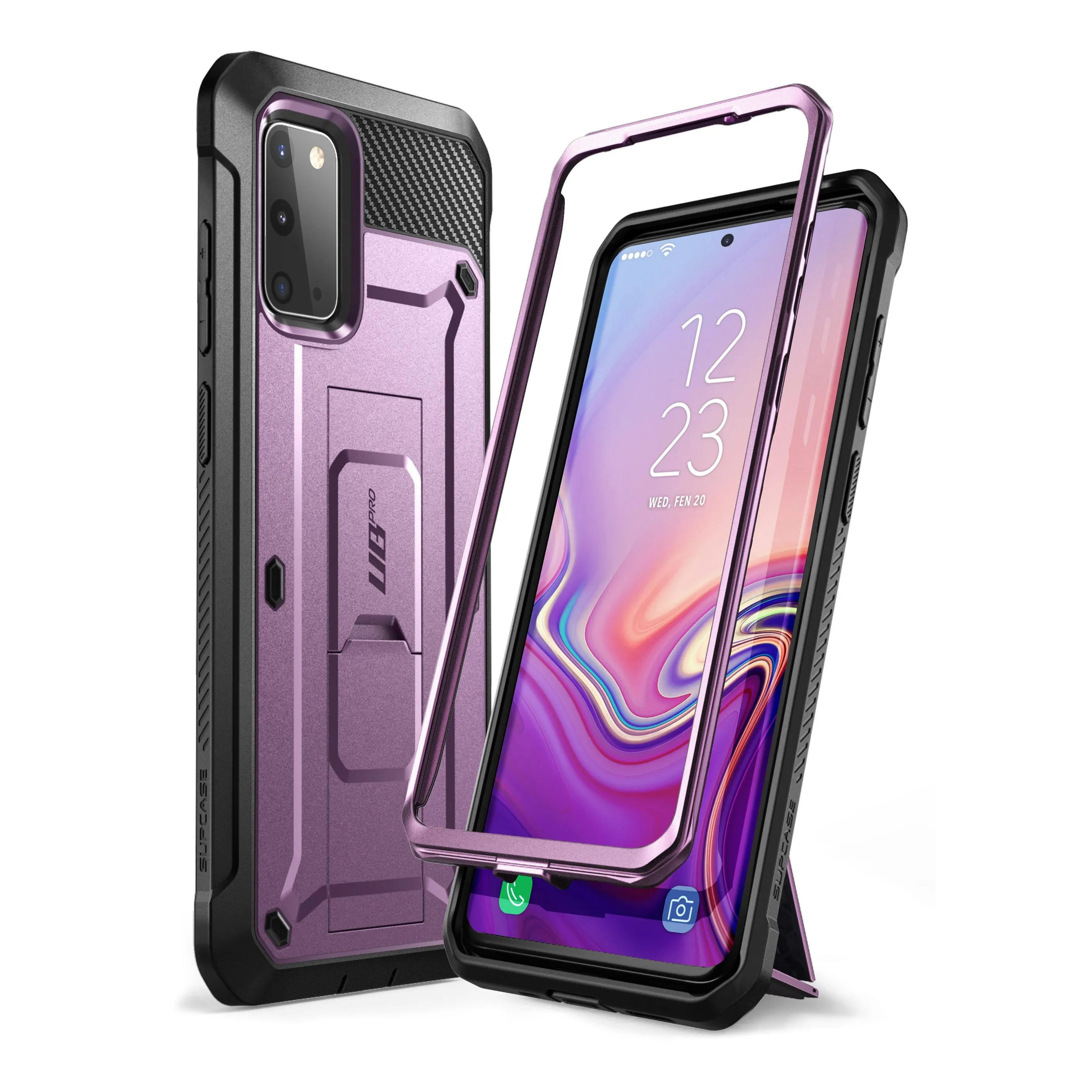 Exclusive Galaxy S20 Unicorn Beetle Pro Rugged Case- Metallic Purple  Almost Sold Out!
