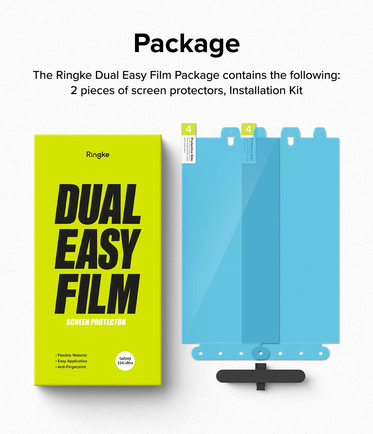 Exclusive Galaxy S24 Ultra Screen Protector | Dual Easy Film [2 Pack]  Last Chance!