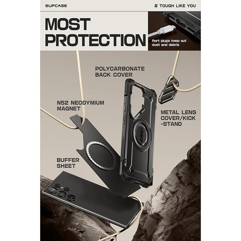 Exclusive Galaxy S24 Ultra Unicorn Beetle MAG XT Bumper Case -Black  Last Few Pieces!