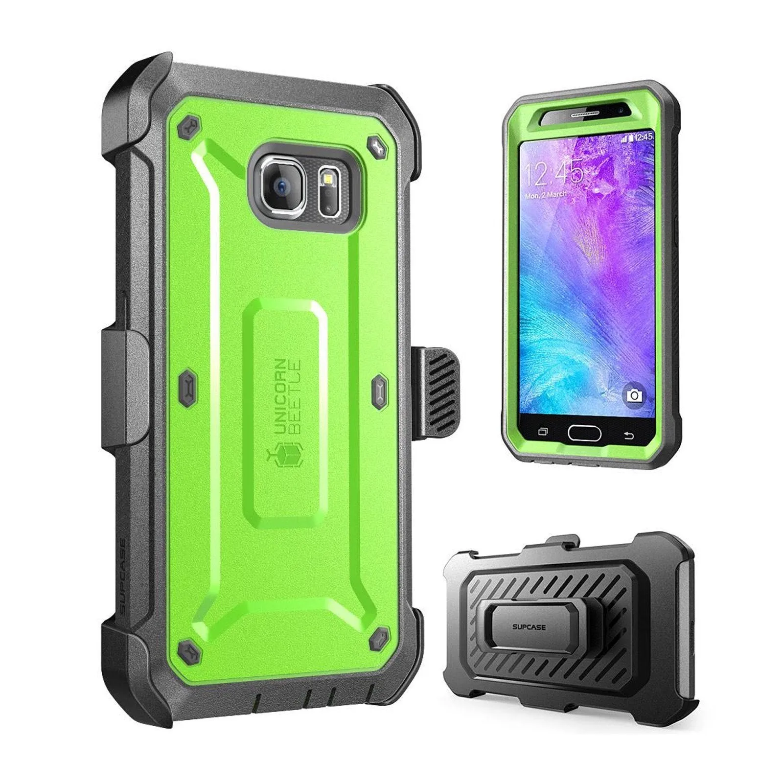 Exclusive Galaxy S7 Unicorn Beetle Pro Full Body Rugged Holster Case-Green  Dont Miss Out!