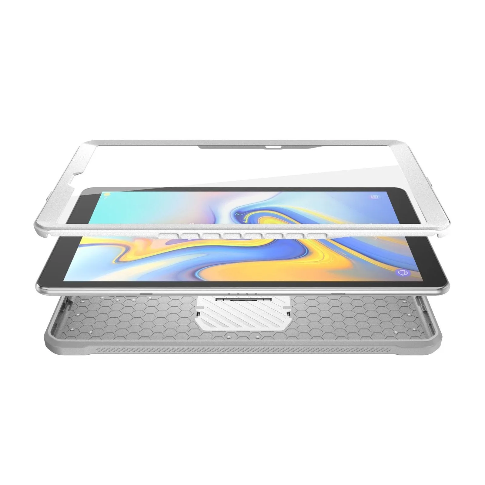 Exclusive Galaxy Tab A 10.5 inch (2018) Unicorn Beetle Pro Rugged Full-Body Case-White  Going Fast!