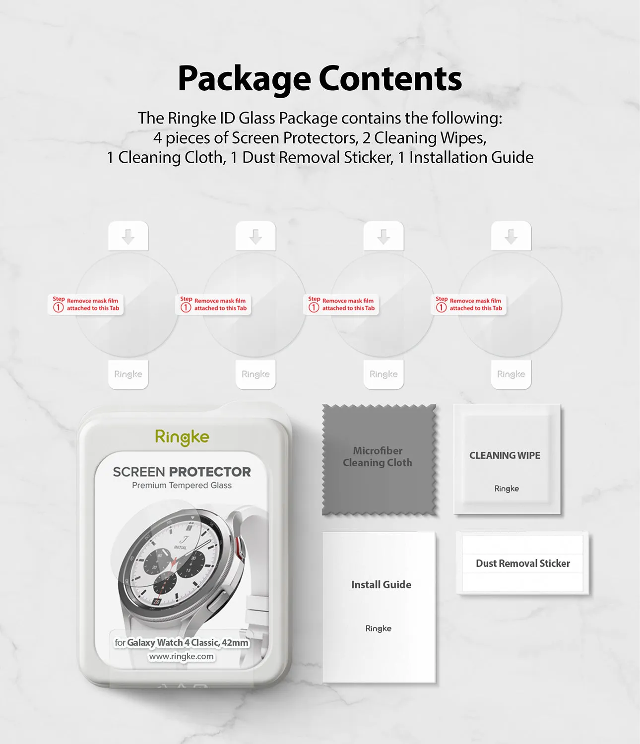 Exclusive Galaxy Watch 4 Classic 42mm Screen Protector | Glass - R1  Limited Availability!