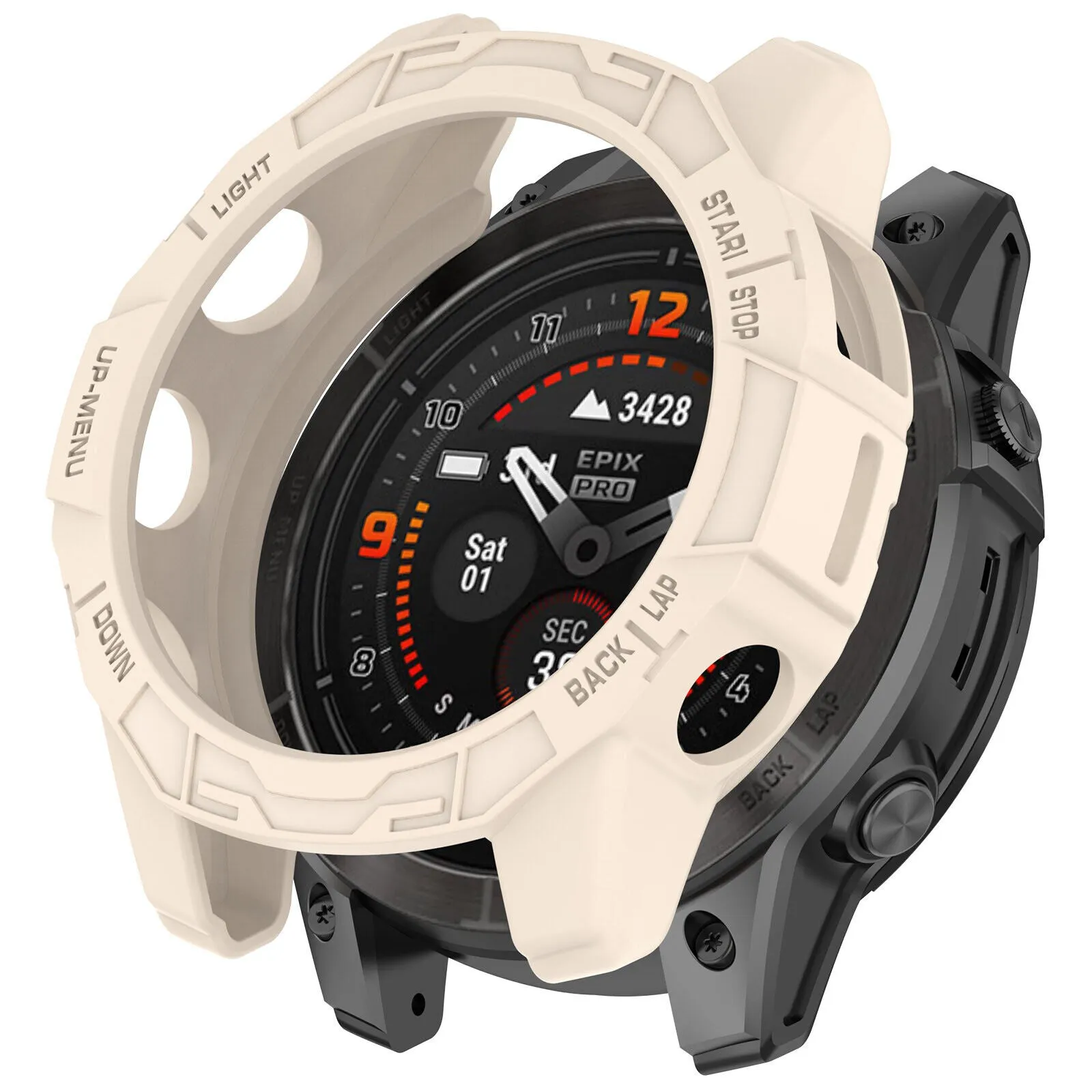 Exclusive Garmin Epix Pro 42mm Rugged TPU Cover (Starlight)  Ends Soon!