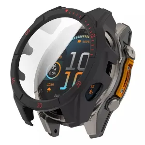 Exclusive Garmin Fenix 8 - 51mm SOLAR Hard Case with Glass (Black/Red)  Going Fast!