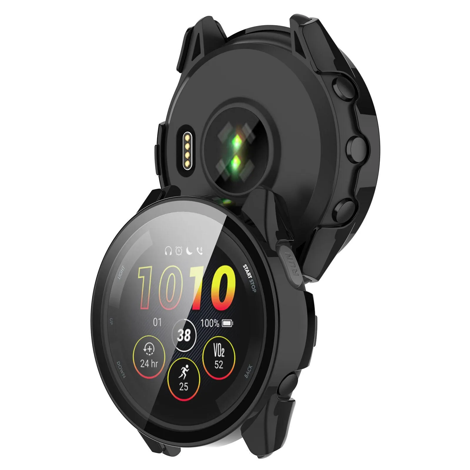 Exclusive Garmin Forerunner 265 Hard Case with Glass (Black)  Limited Release!