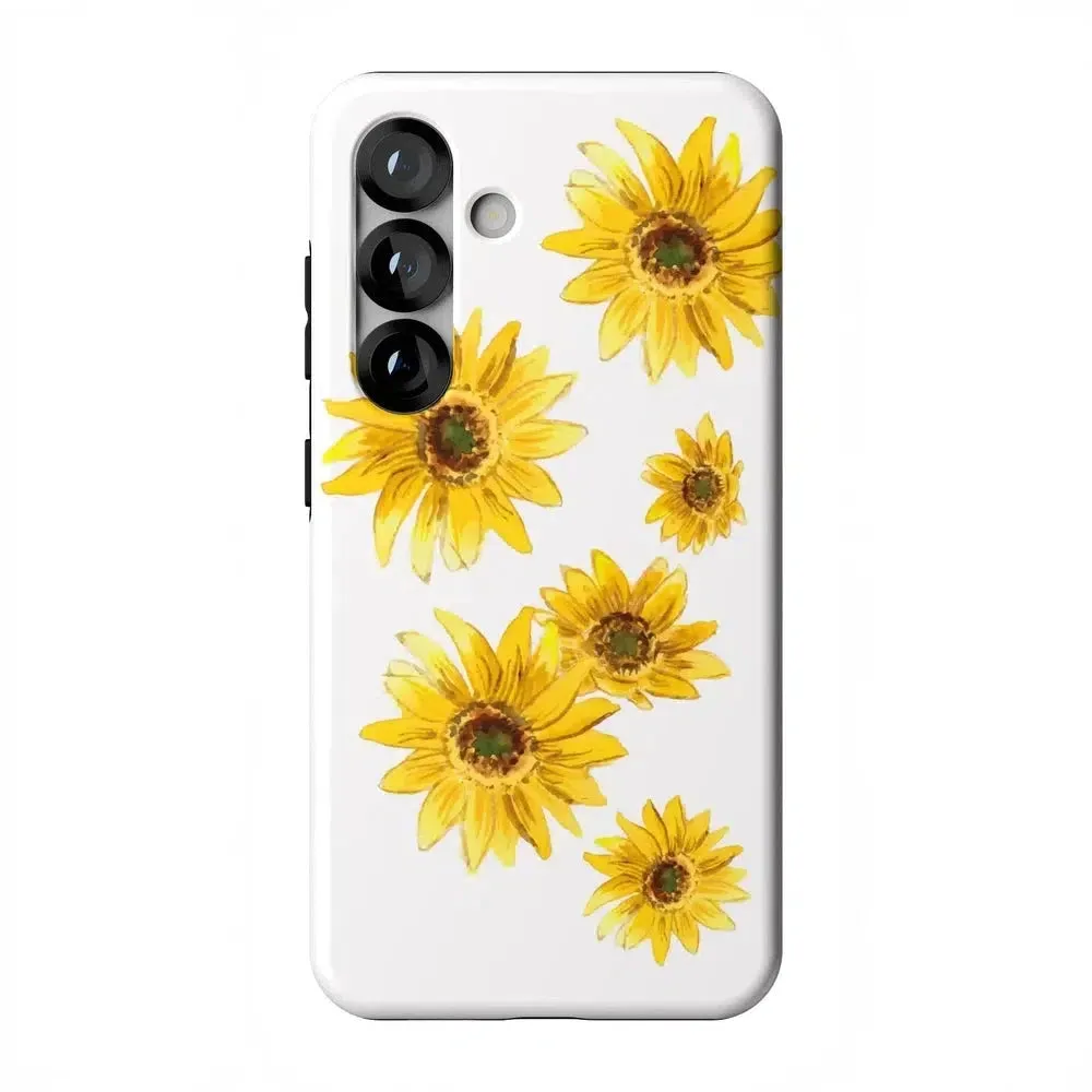 Exclusive Golden Garden | Yellow Sunflower Floral Samsung Case  Stylish & Comfortable