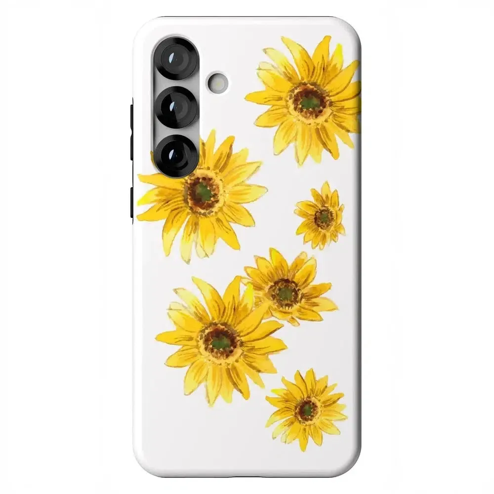 Exclusive Golden Garden | Yellow Sunflower Floral Samsung Case  Stylish & Comfortable