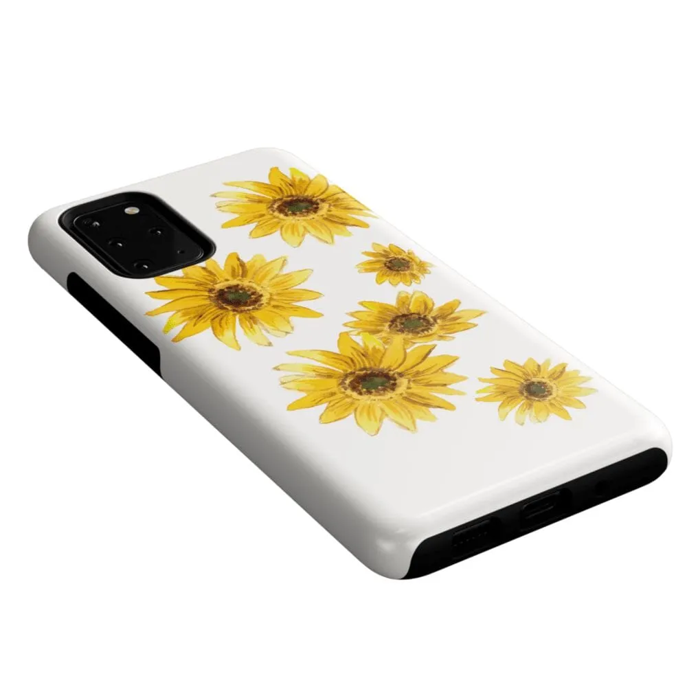 Exclusive Golden Garden | Yellow Sunflower Floral Samsung Case  Stylish & Comfortable