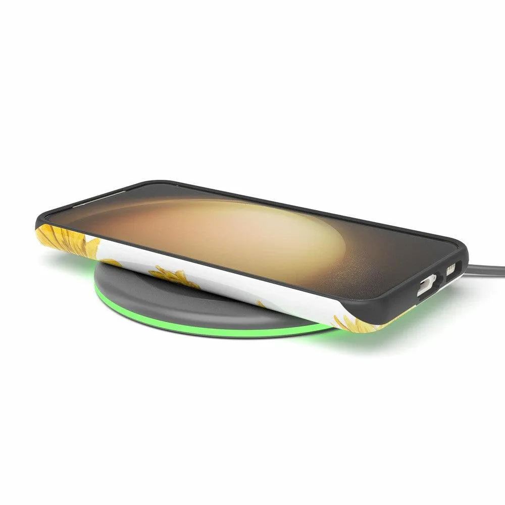 Exclusive Golden Garden | Yellow Sunflower Floral Samsung Case  Stylish & Comfortable