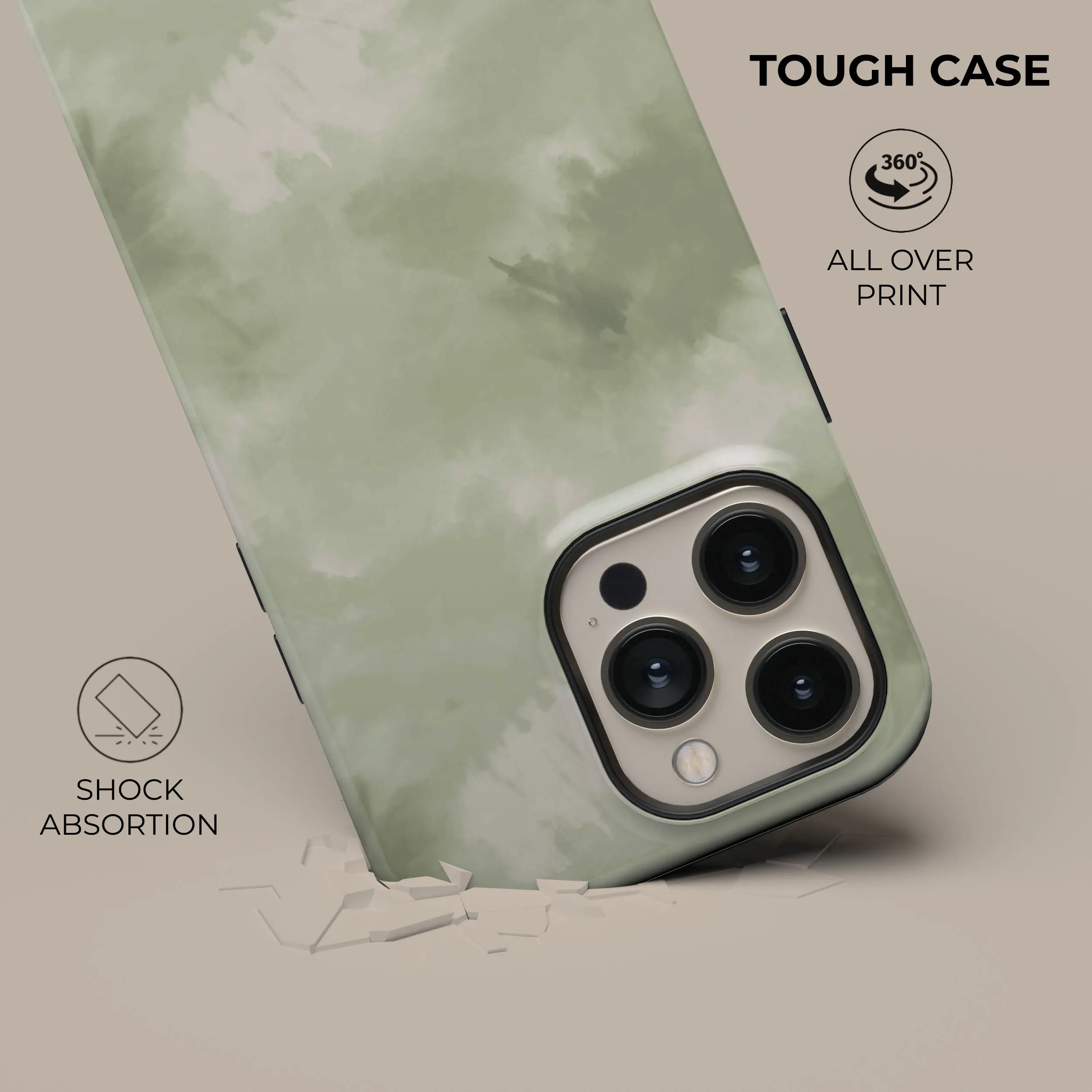 Exclusive Green Tie Dye Phone Case  Last Few Pieces!