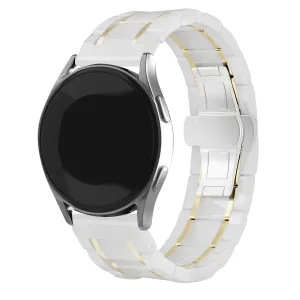 Exclusive Huawei Watch 3 (Pro) Ceramic/Steel Strap (White/Gold)  Stylish & Comfortable