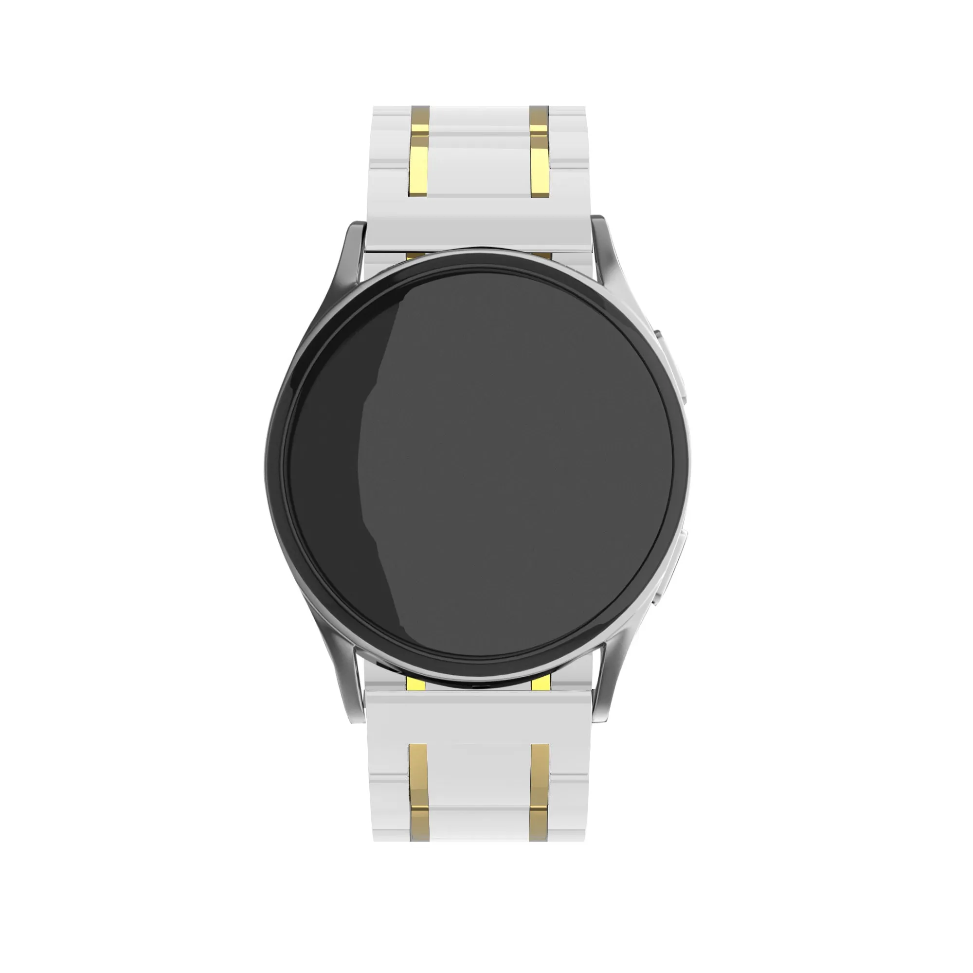 Exclusive Huawei Watch 3 (Pro) Ceramic/Steel Strap (White/Gold)  Stylish & Comfortable
