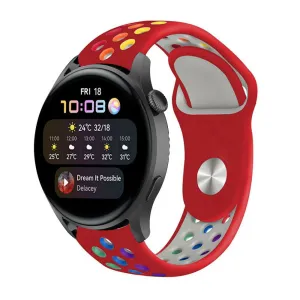 Exclusive Huawei Watch 3 (Pro) Sport Strap (Red Colourful)  Ends Soon!