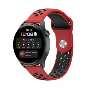 Exclusive Huawei Watch 3 (Pro) Sport Strap (Red/Black)  Stylish & Comfortable