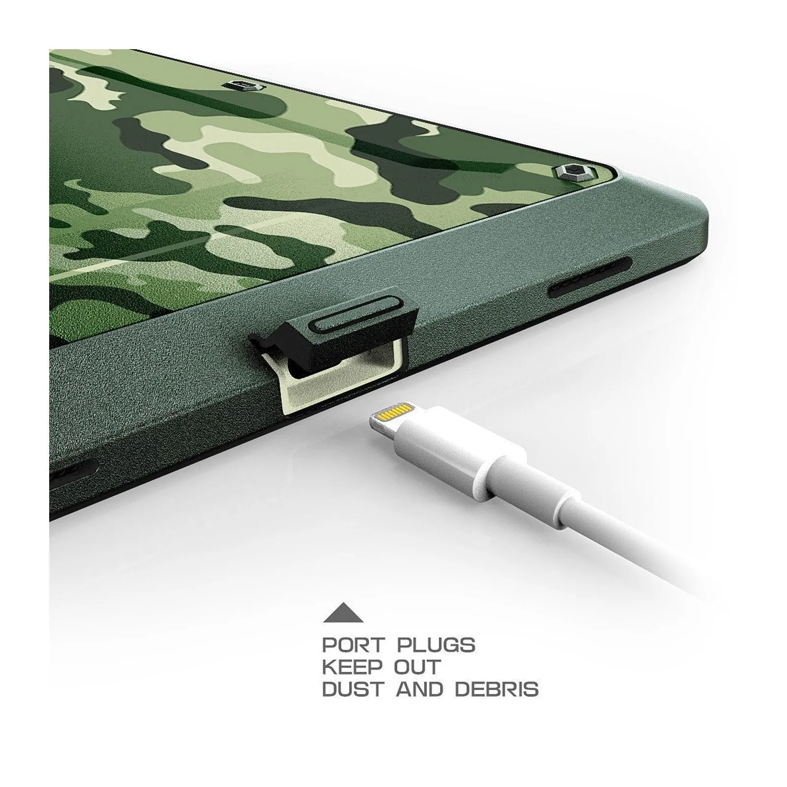 Exclusive iPad 9.7 inch Unicorn Beetle Pro Full-Body Case- Green  Limited Availability!
