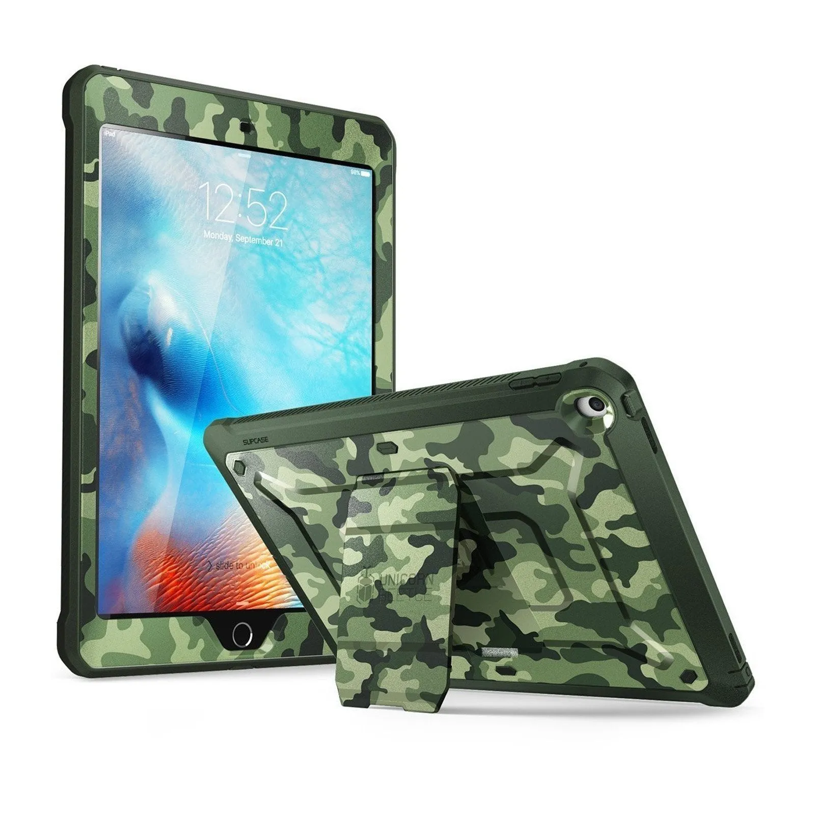 Exclusive iPad 9.7 inch Unicorn Beetle Pro Full-Body Case- Green  Limited Availability!