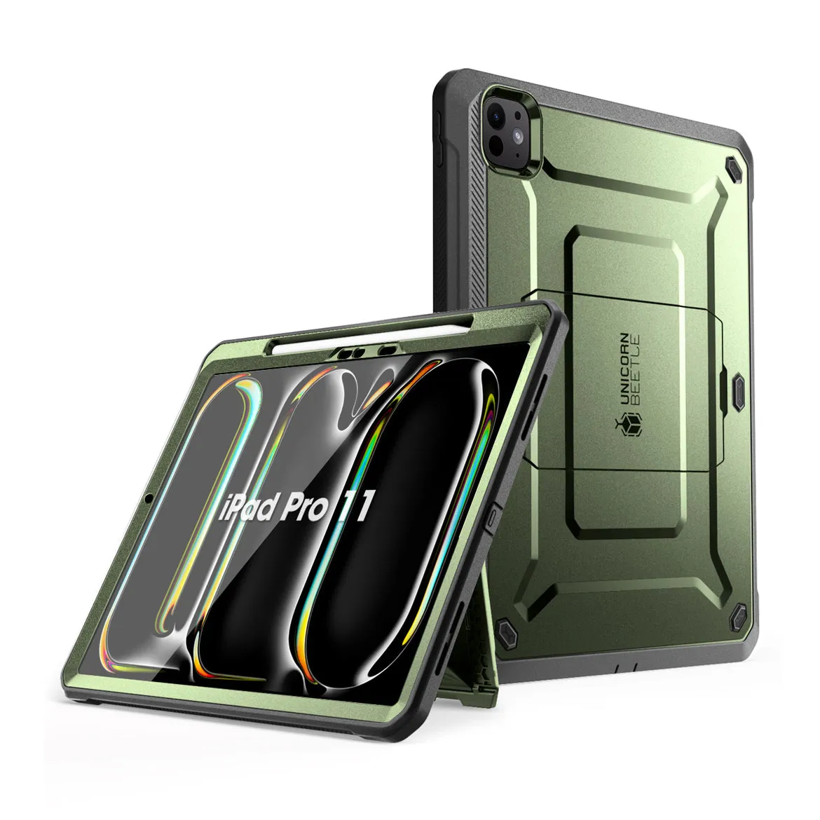 Exclusive iPad Pro 11 Inch (2024) Unicorn Beetle Pro Rugged Case-Dark Green  Limited Availability!