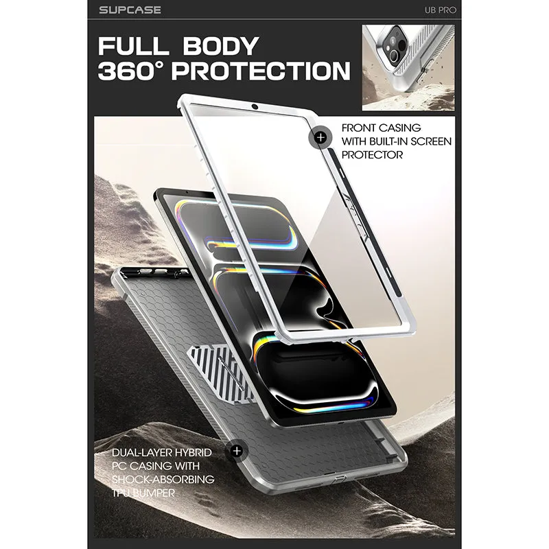 Exclusive iPad Pro 13 Inch (2024) Unicorn Beetle Pro Rugged Case- White  Limited Availability!